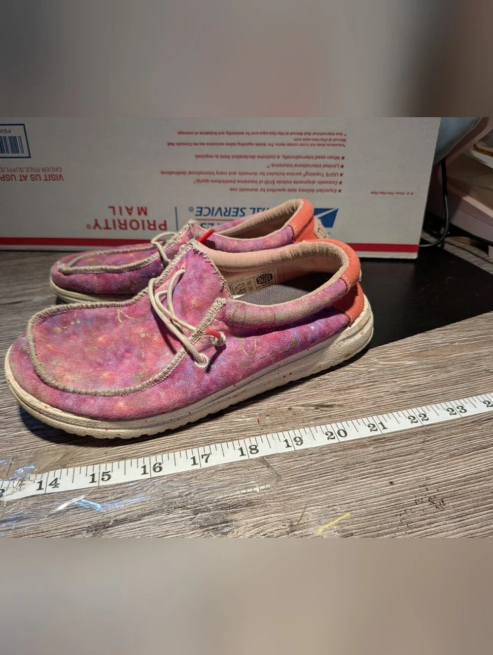 Hey Dude‎ Wally Youth Galaxy Unisex Pink Multi Size 2